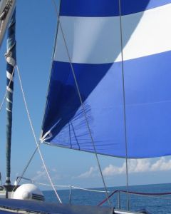Spinnakertraining vor Warnemünde